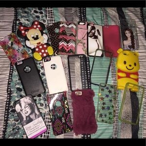 18 iPhone cases. One 7+ and 17 6s+ and 6+